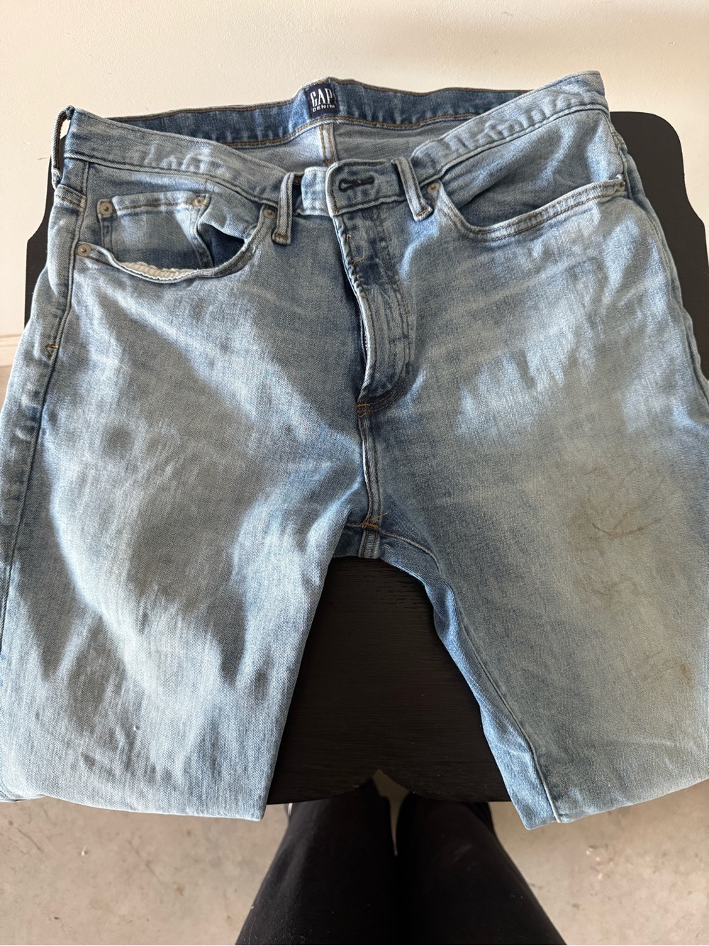 GAP Men's Light Wash Slim Jeans